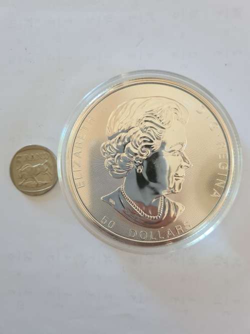 2018 10 ounce Canadian Maple! Massive, beautiful and impressive coin!