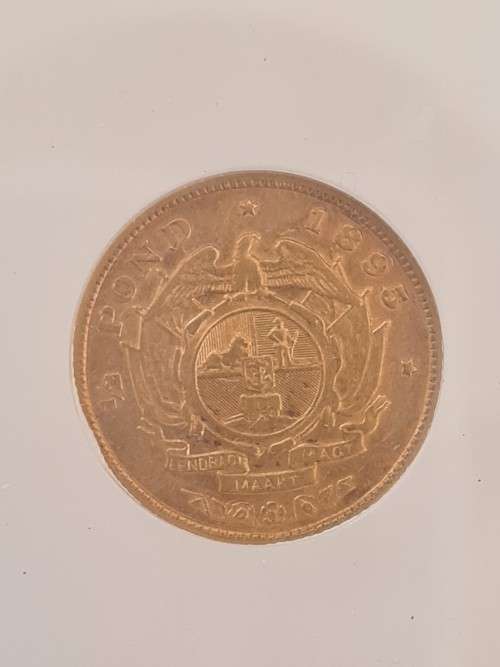 1895 ZAR Gold half pond - NGC graded- XF40 - Valuable key date