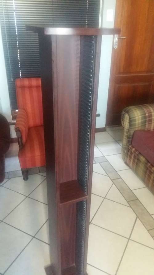 WOOD CD RACK AS NEW