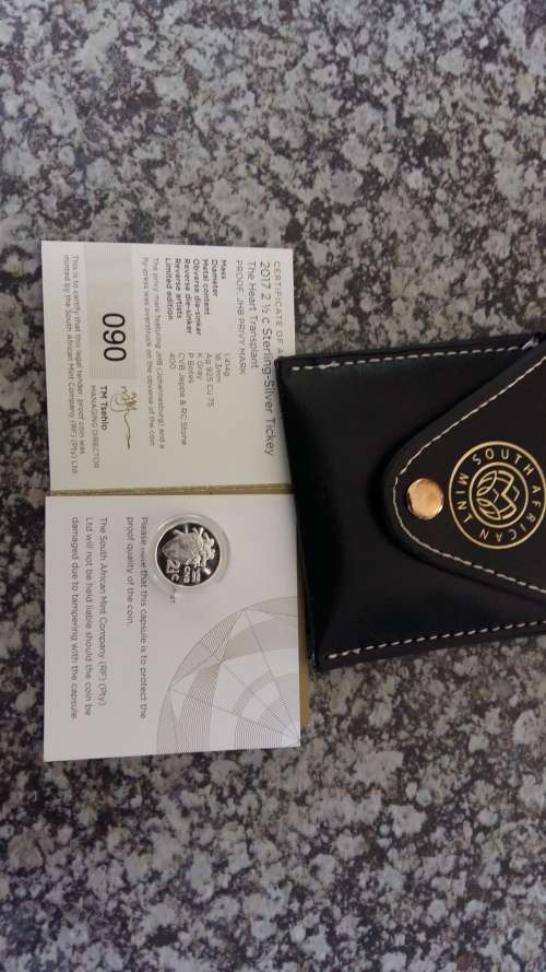 TWO AND A HALF SENT TICKEY STERLING SILVER HEART TRANSPLANT