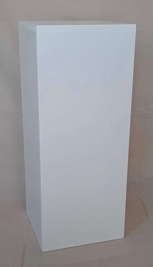 70cm Tall White Display StandPlinth