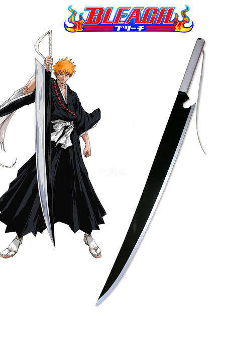 Bleach Ichigo Kurosaki Zanpakuto Zangetsu sword replica