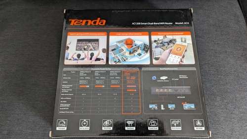 Tenda AC6 Wi-Fi 5 Wireless Router - Dual-band 2.4GHz and 5GHz