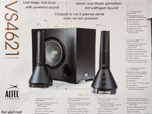 Altec Lansing vs4621 Speakers