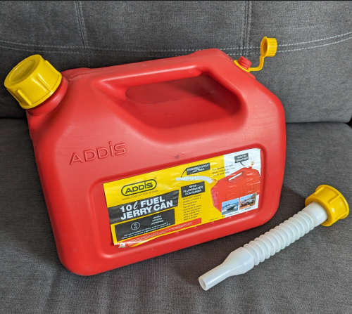 Addis 10L Plastic Jerry Fuel Can