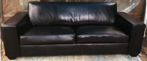 SPECIAL SALE!! CoriCraft Teddy 3 Seater Sofa -GENUINE LEATHER