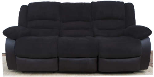 XXL Charcoal and Chocolate Recliner Suite