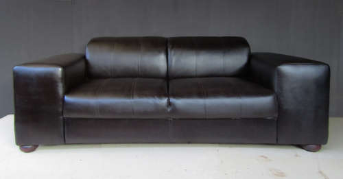 CORICRAFT TERRY LEATHER 3 SEATER SOFA *Genuine Leather* GUARANTEED QUALITY AND COMFORT