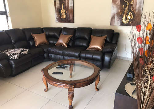 JUNE SAVER SALE Etosha Corner Recliner CINEMA SUITE 6 SEATER + 2 x Single Full Recliner Sofa's