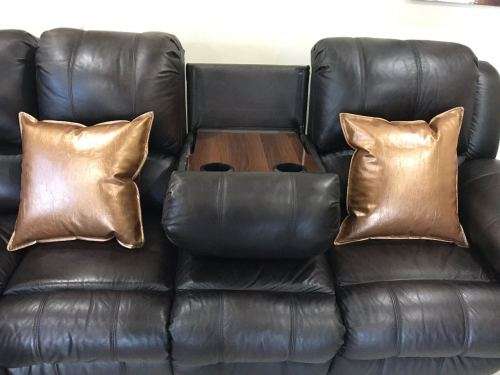 JUNE SAVER SALE Etosha Corner Recliner CINEMA SUITE 6 SEATER + 2 x Single Full Recliner Sofa's