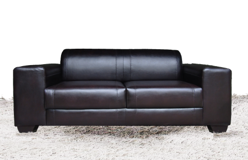 CoriCraft Terry Leather Lounge Suite & Ottoman