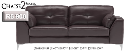 Chaise Lounger - Genuine Leather Sofa