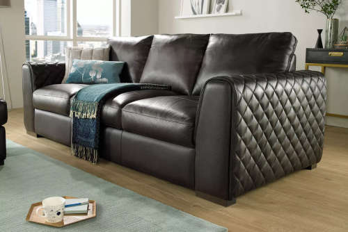 Mazzini Leather Corner Lounge Suite - 2 Seater Corner 2 Seater