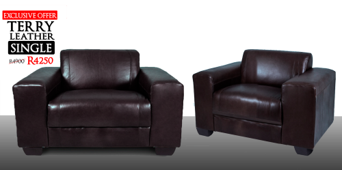 Terry Leather Single Arm Chair *Exclusive Offer*