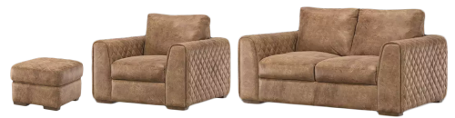Mazzini Leather Corner Lounge Suite - 2 Seater Corner 2 Seater