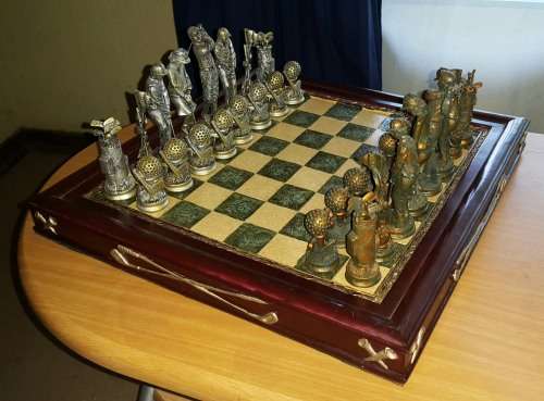 GOLF THEME CHESS 3D Game &  Exquisite Pieces with intricate details.
