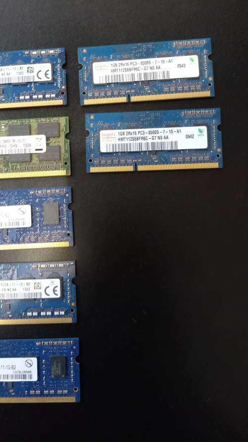 7 x DDR3 Ram - 12GB Total - Laptop Ram