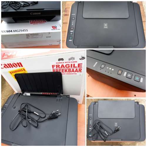 Original Box | Canon Pixma MG2440 Color Printer | (Print-Scan-Copy) | Power Cable Included