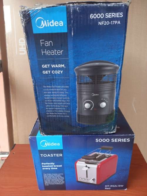 Exclusive!! One Time Deal | Brand New Midea Toaster and Heater | High-End Home Appliances