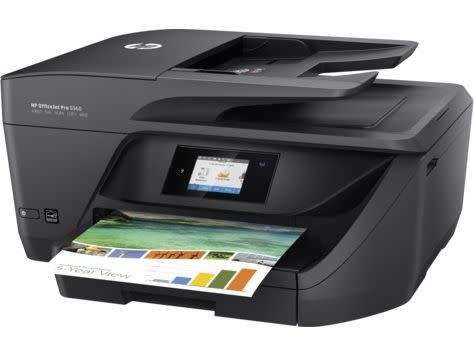 [Business Class Printer] HP OfficeJet Pro 6960 4-in-1 Wi-Fi Inkjet Printer | Touchscreen | 3 Inks