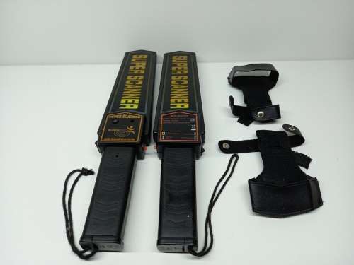 2 x Super Scanner Wand Metal Detector | MD-3003B1 | Matt Black | Retails: R1070 Each