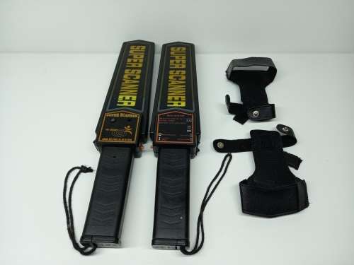 2 x Super Scanner Wand Metal Detector | MD-3003B1 | Matt Black | Retails: R1070 Each