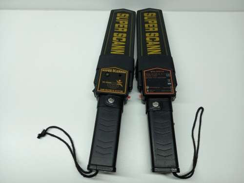 2 x Super Scanner Wand Metal Detector | MD-3003B1 | Matt Black | Retails: R1070 Each