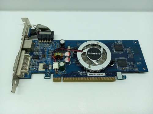 [FREE SHIPPING] Gigabyte GeForce 8400 GS GPU | GV-NX84G256HE | VGA & DVI Ports | Year End Clearance!