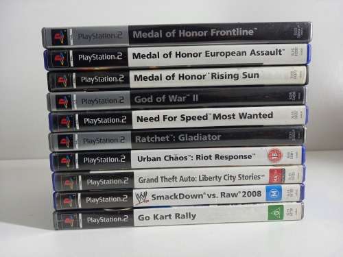 [FREE SHIPPING] 10 x PS2 Games | One Price For All | Will Throw In 1 Game Free!!!