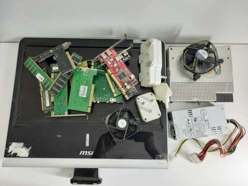 Mixed Bundle 1 | Printer In Box | MSI All In One | PCIE Cards | Adapters | BMW Sound | PSU | Fans