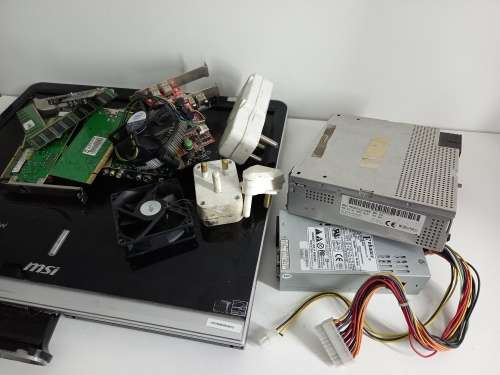 Mixed Bundle 1 | Printer In Box | MSI All In One | PCIE Cards | Adapters | BMW Sound | PSU | Fans