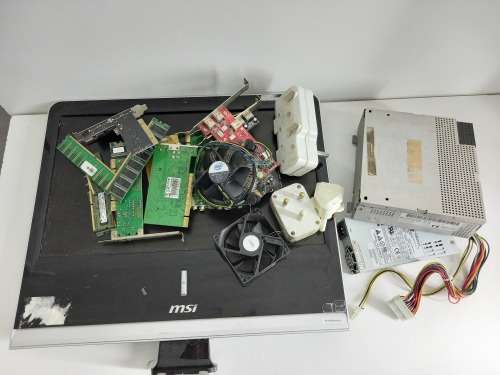 Mixed Bundle 1 | Printer In Box | MSI All In One | PCIE Cards | Adapters | BMW Sound | PSU | Fans