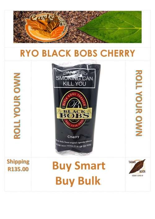 Black Bob`s Cherry Roll Your own Tobacco 50g  (Bulk Buy)