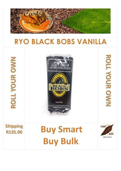 Black Bob`s Roll Vanilla Your own Tobacco 50g  (Bulk Buy)