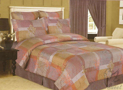 10 Piece - Super Soft Cotton Feel - Bed Linen - Queen Size- Duvet Cover Set