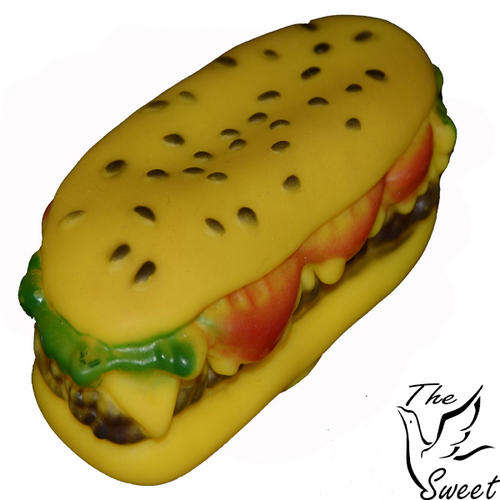 Squeaky Steak Sub - medium size - Toy for Dogs