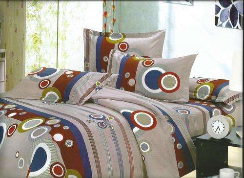 6 Piece - Cotton Feel - Bed Linen - Queen Size- Duvet Cover Set