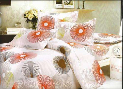 6 Piece - Cotton Feel - Bed Linen - Queen Size- Duvet Cover Set