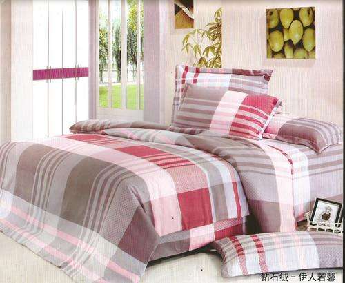 6 Piece - Cotton Feel - Bed Linen - Queen Size- Duvet Cover Set