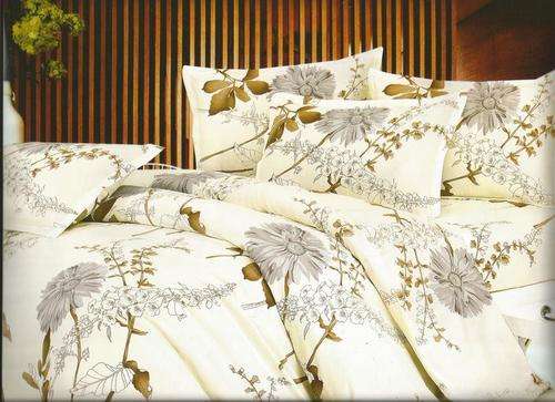 6 Piece - Cotton Feel - Bed Linen - Queen Size- Duvet Cover Set