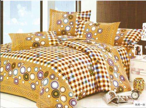 6 Piece - Cotton Feel - Bed Linen - Queen Size- Duvet Cover Set