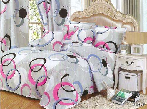 6 Piece - Polyester fabric - Bed Linen - Double Size- Duvet Cover Set