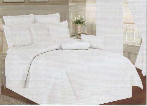 King Size Comforter Set - White 11 Piece - King Size Comforter Set