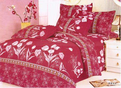 10 Piece - Cotton Feel - Printed - Quality Bed Linen - Double bed- Duvet & Curtain Set