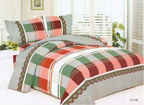 6 Piece - Cotton Feel - Printed - Bed Linen - Double bed- Duvet Set