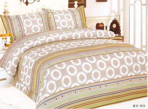 10 Piece - Cotton Feel - Printed - Double bed- Duvet & Curtain Set