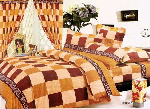 6 Piece - Cotton Feel - Printed - Double bed- Duvet Set