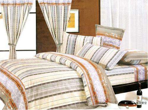 6 Piece - Cotton Feel - Printed - Double bed- Duvet Set