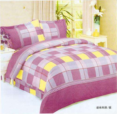 6 Piece - Cotton Feel - Printed - Double bed- Duvet Set