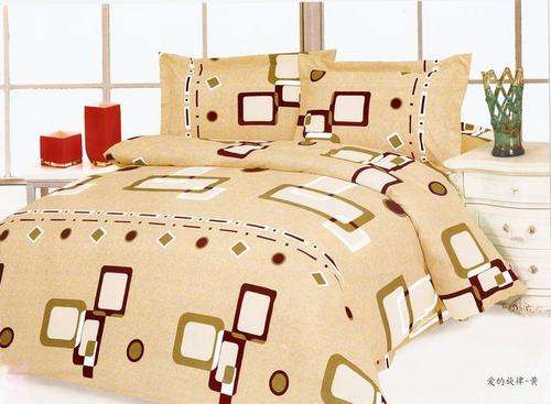 6 Piece - Cotton Feel - Printed - Double bed- Duvet Set